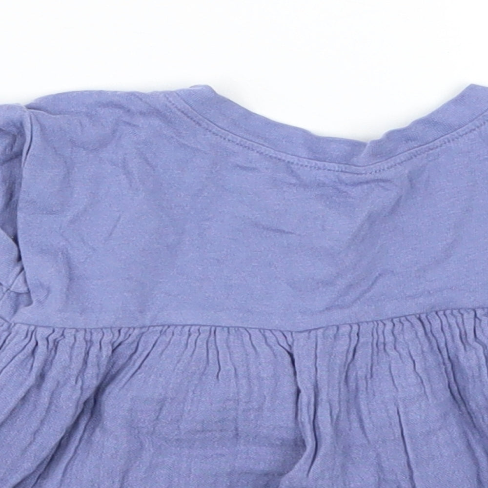 Gap Girls Blue   Basic T-Shirt Size 6-9 Months