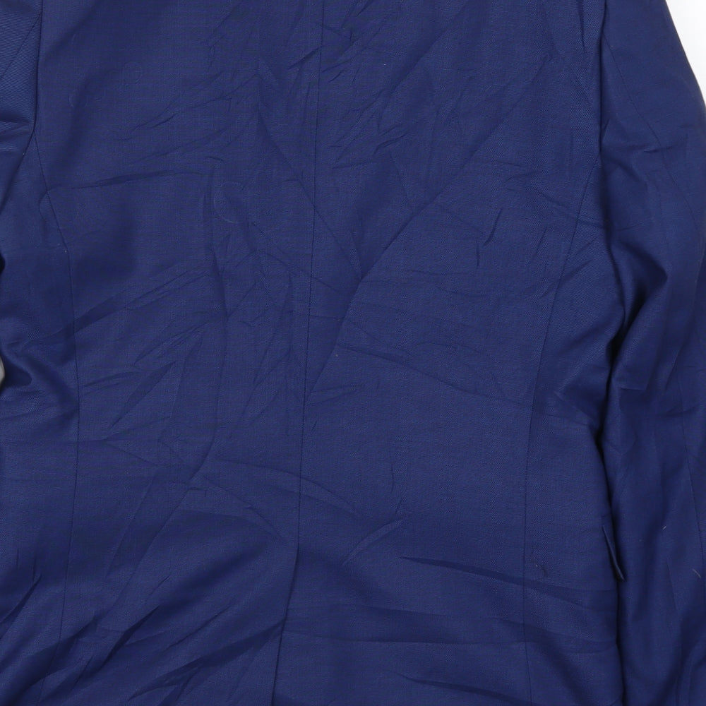 Burton Mens Blue   Jacket Suit Jacket Size 38