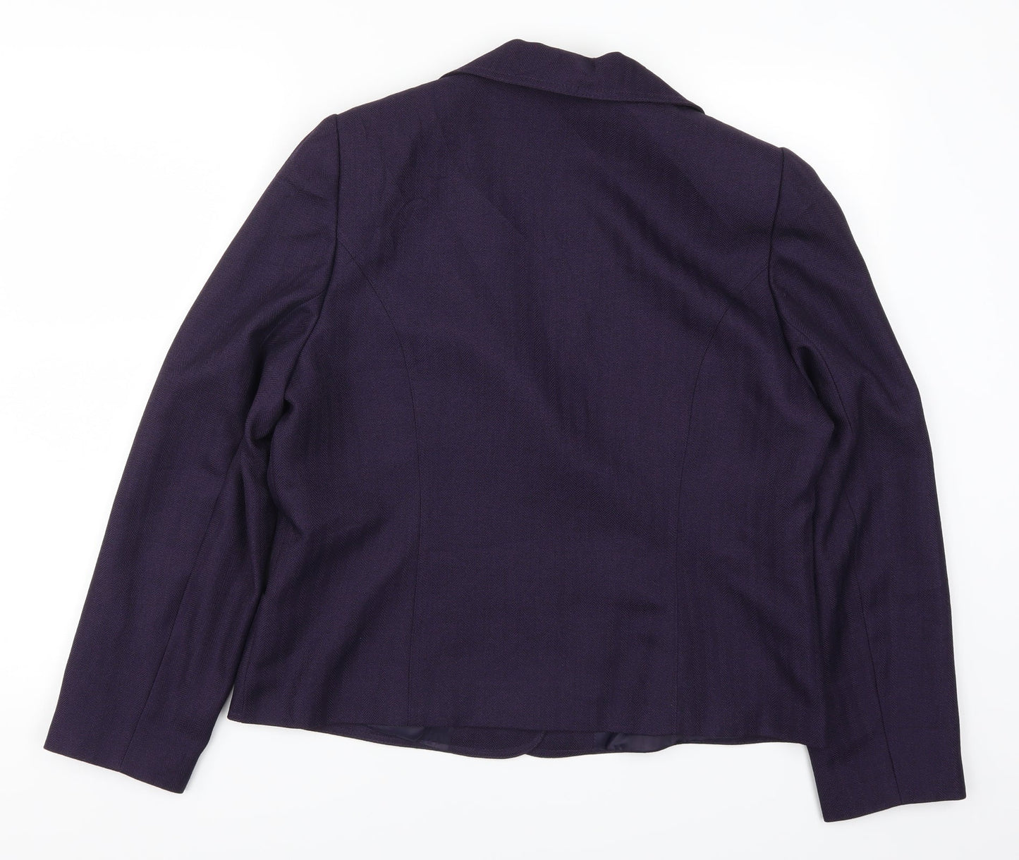 EWM Womens Purple   Jacket Suit Jacket Size 14