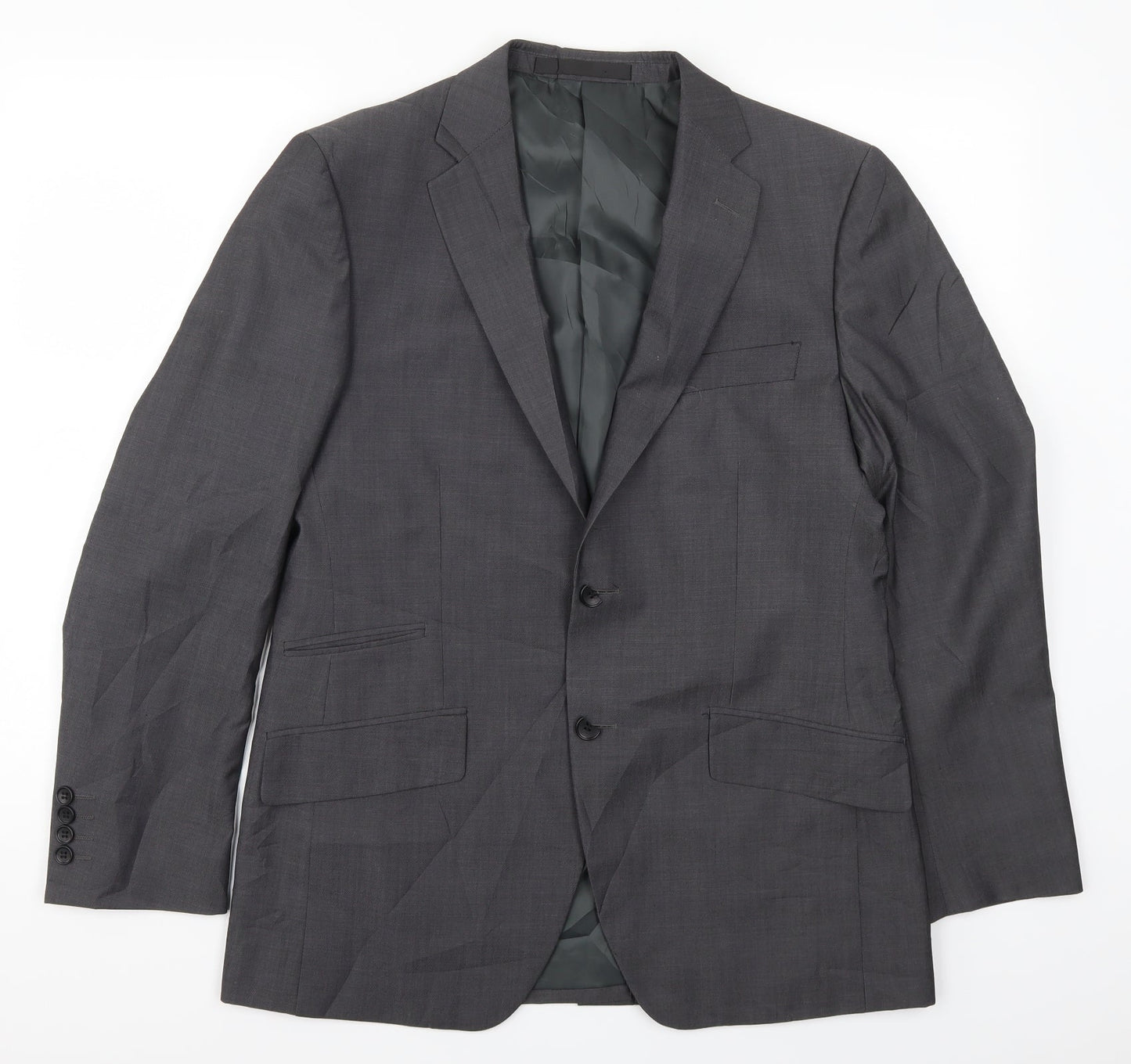 Marks and Spencer Mens Grey   Jacket Suit Jacket Size 38