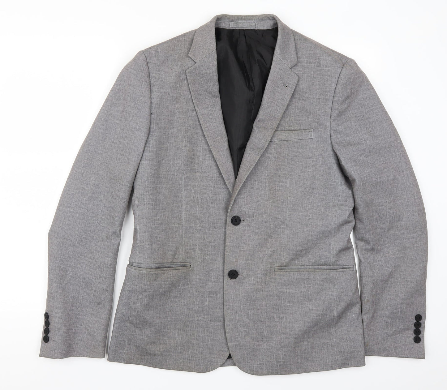 New Look Mens Grey   Jacket Suit Jacket Size 40