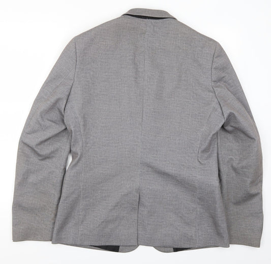 New Look Mens Grey   Jacket Suit Jacket Size 40