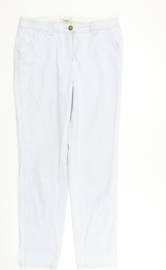 Papaya Womens Blue   Trousers  Size 10 L27 in