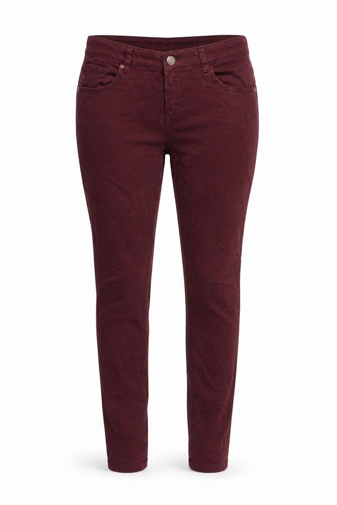 Denim & Co. Womens Red   Skinny Jeans Size 6 L29 in