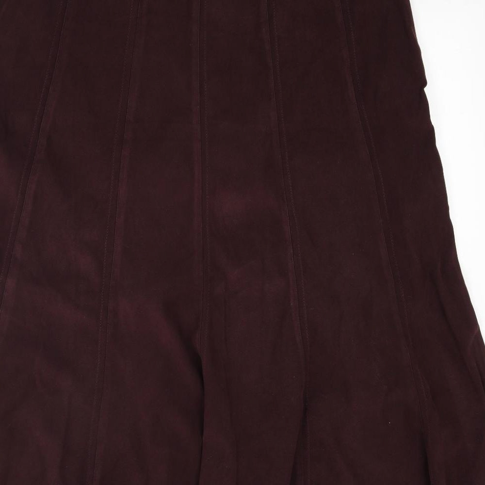 New Look Womens Red   Flare Skirt Size 35 in