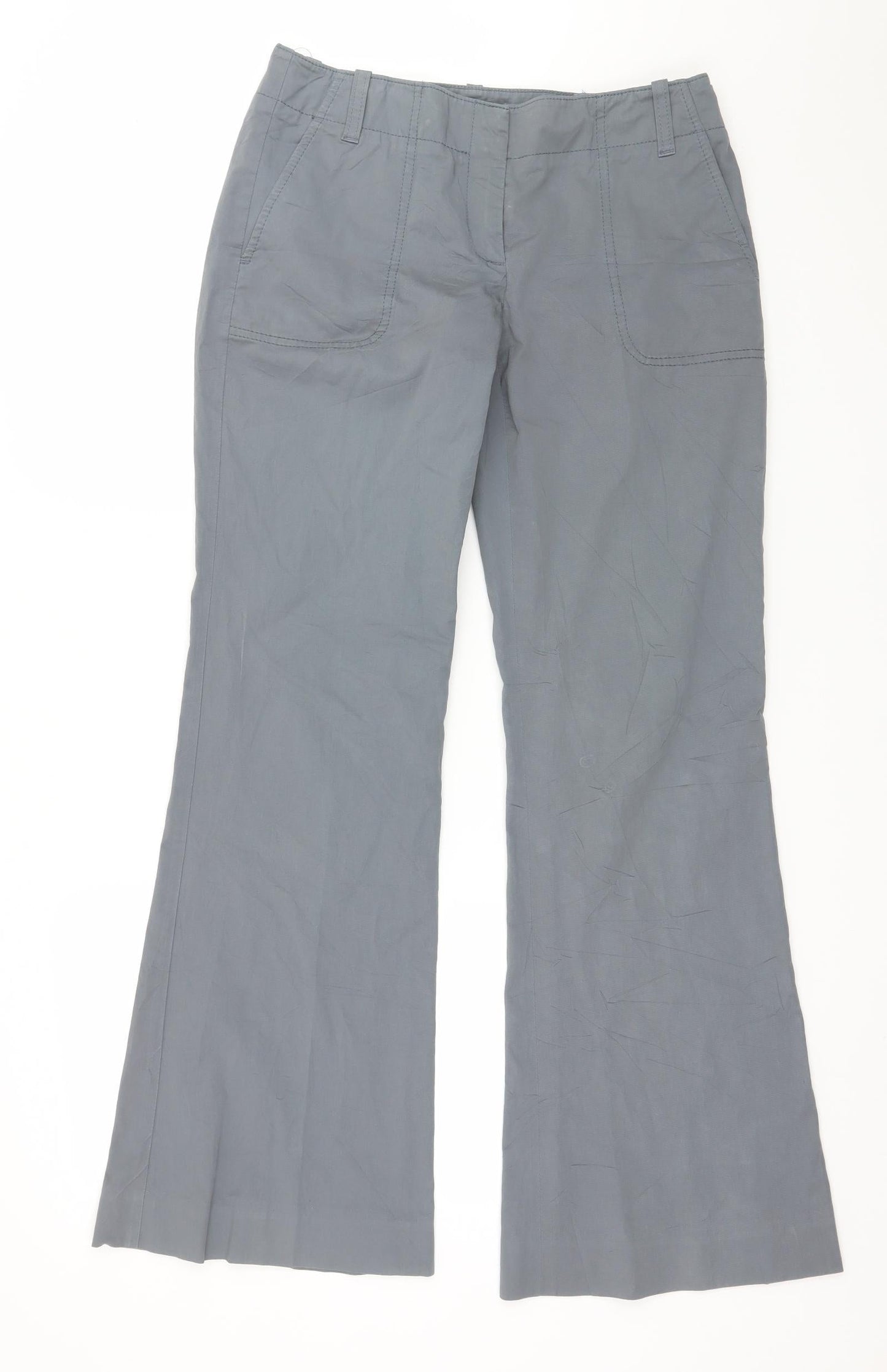 Theory Womens Grey   Trousers  Size 4 L29 in