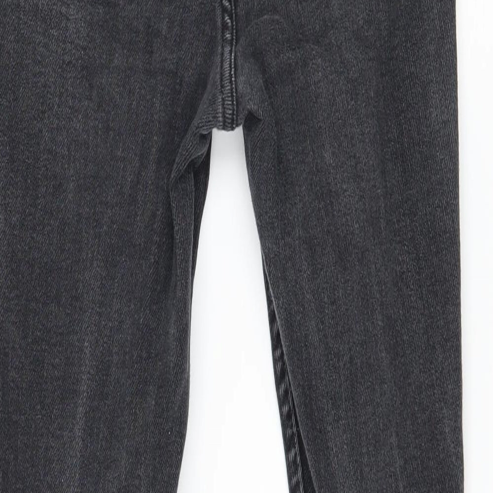 New Look Girls Grey  Denim Skinny Jeans Size 12 Years - Distressed