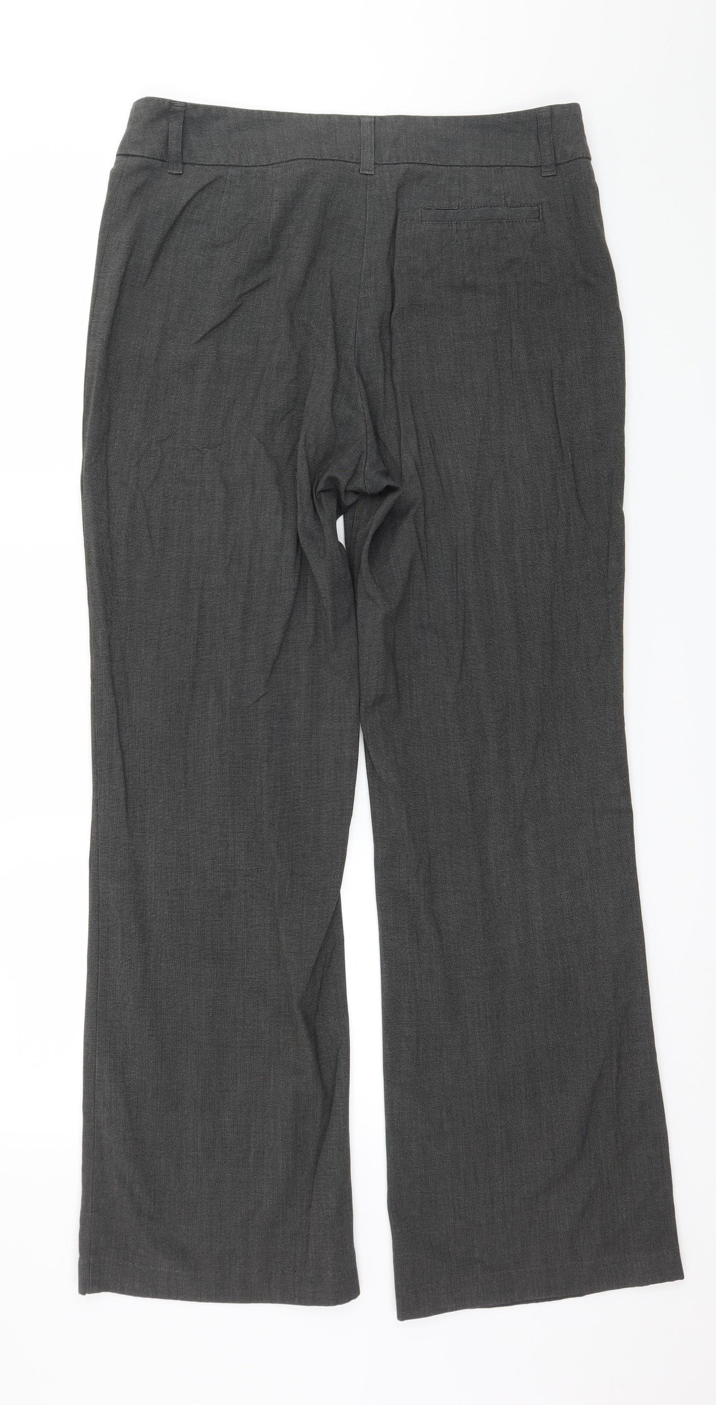 Marks and Spencer Womens Grey   Trousers  Size 14 L20 in