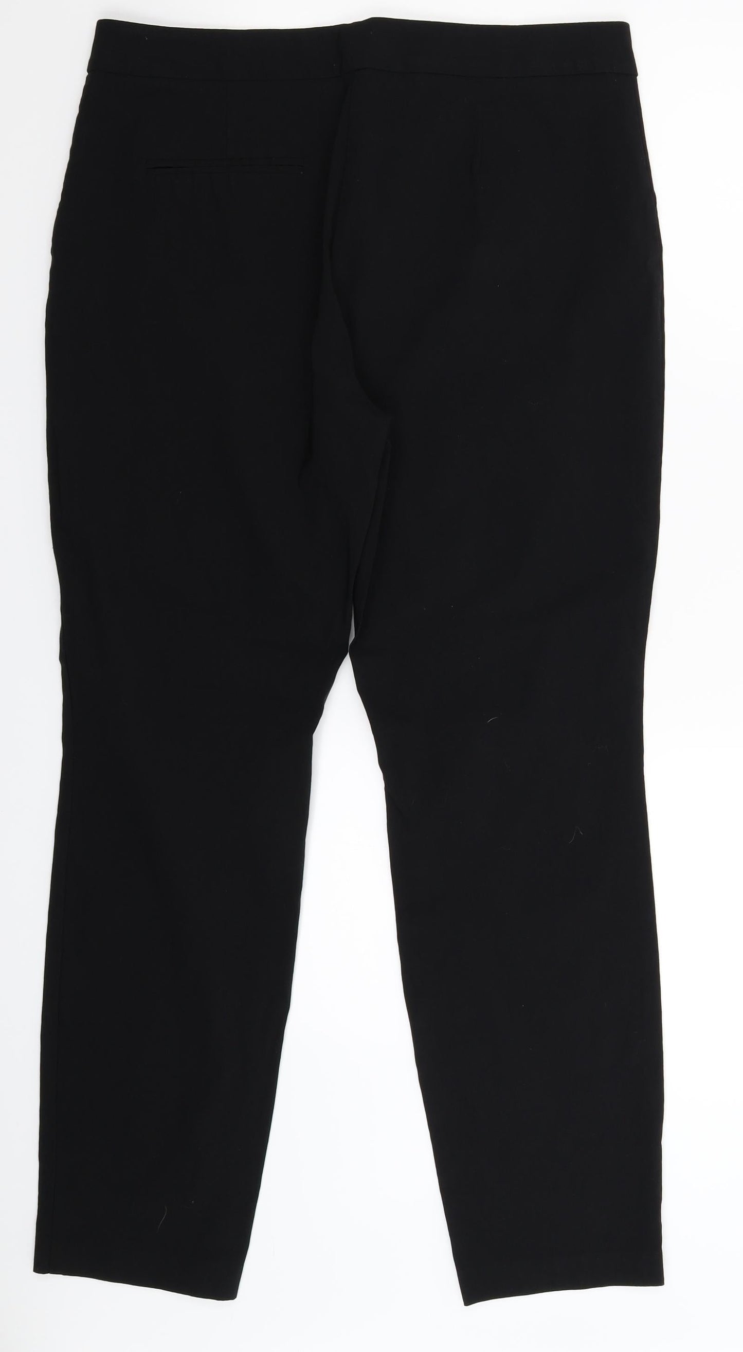 Papaya Womens Black   Trousers  Size 16 L30 in