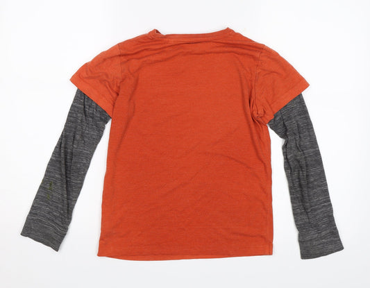 NEXT Boys Orange   Jersey Casual Size 9 Years  - Riding Awesome