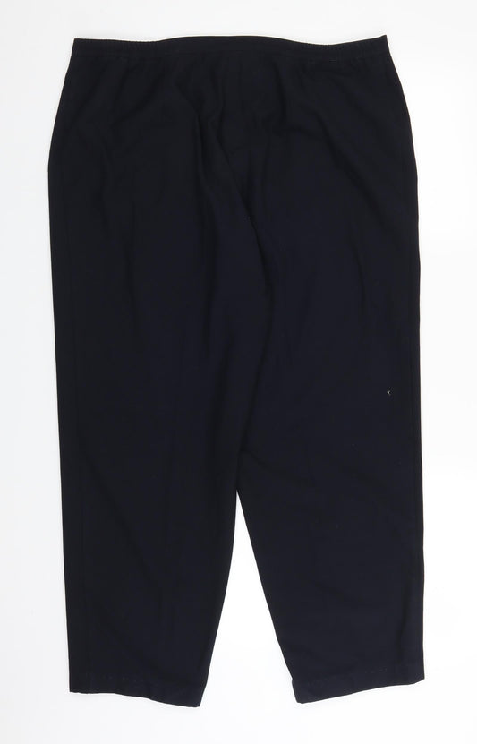 Debenhams Womens Blue   Trousers  Size 18 L26 in