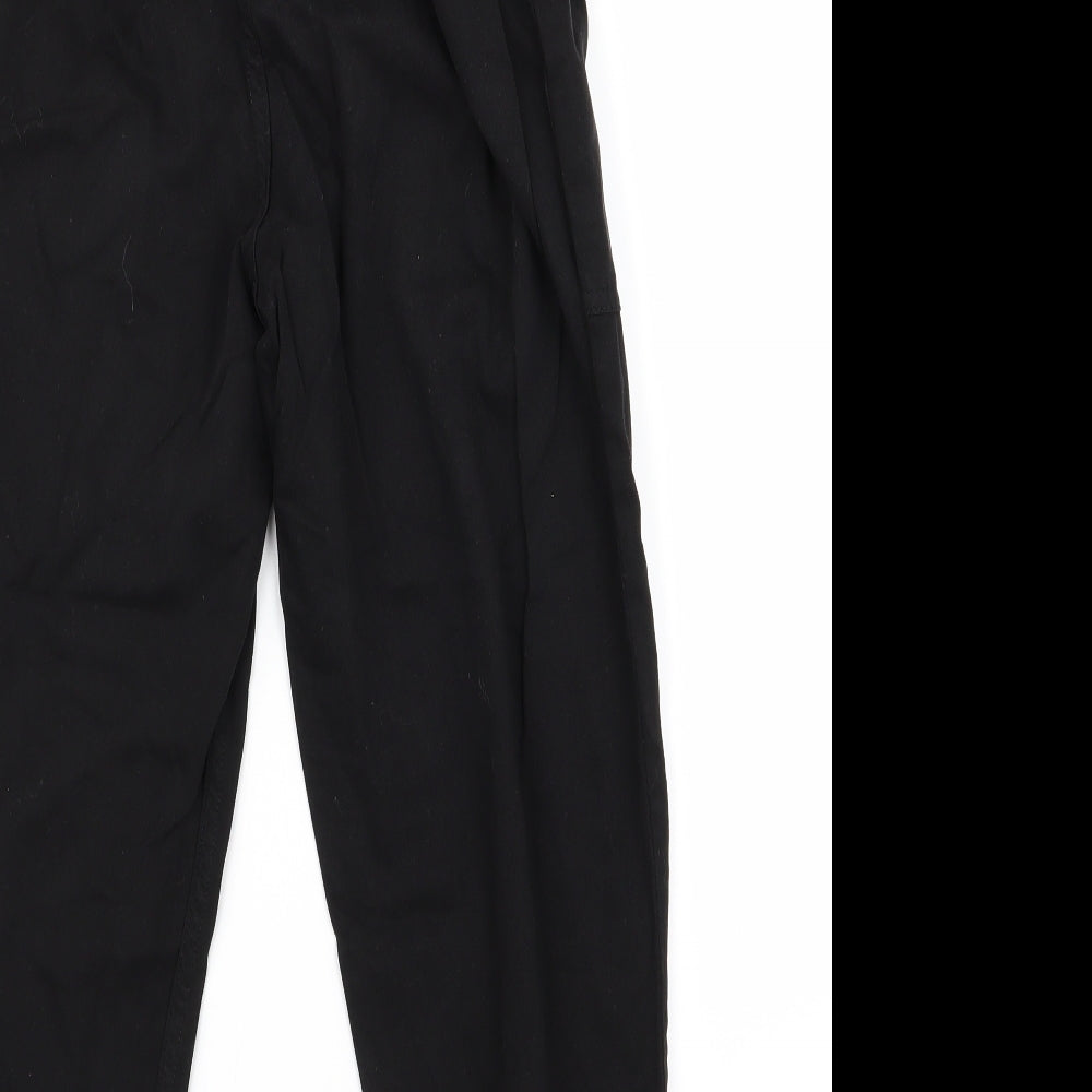 Preworn Womens Black   Trousers  Size 8 L20 in