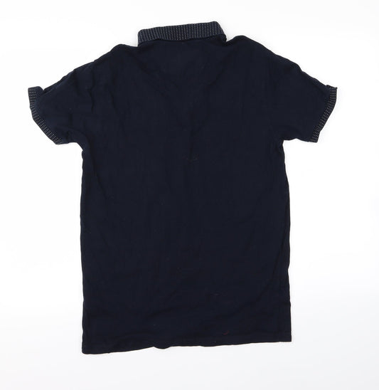 Preworn Mens Blue  Corduroy  Polo Size M