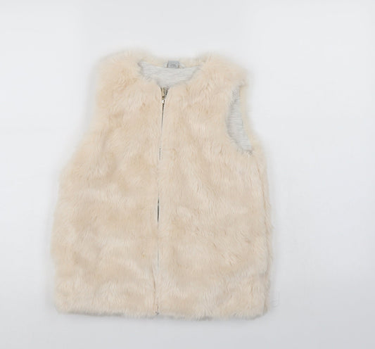 TU Girls White   Gilet Jacket