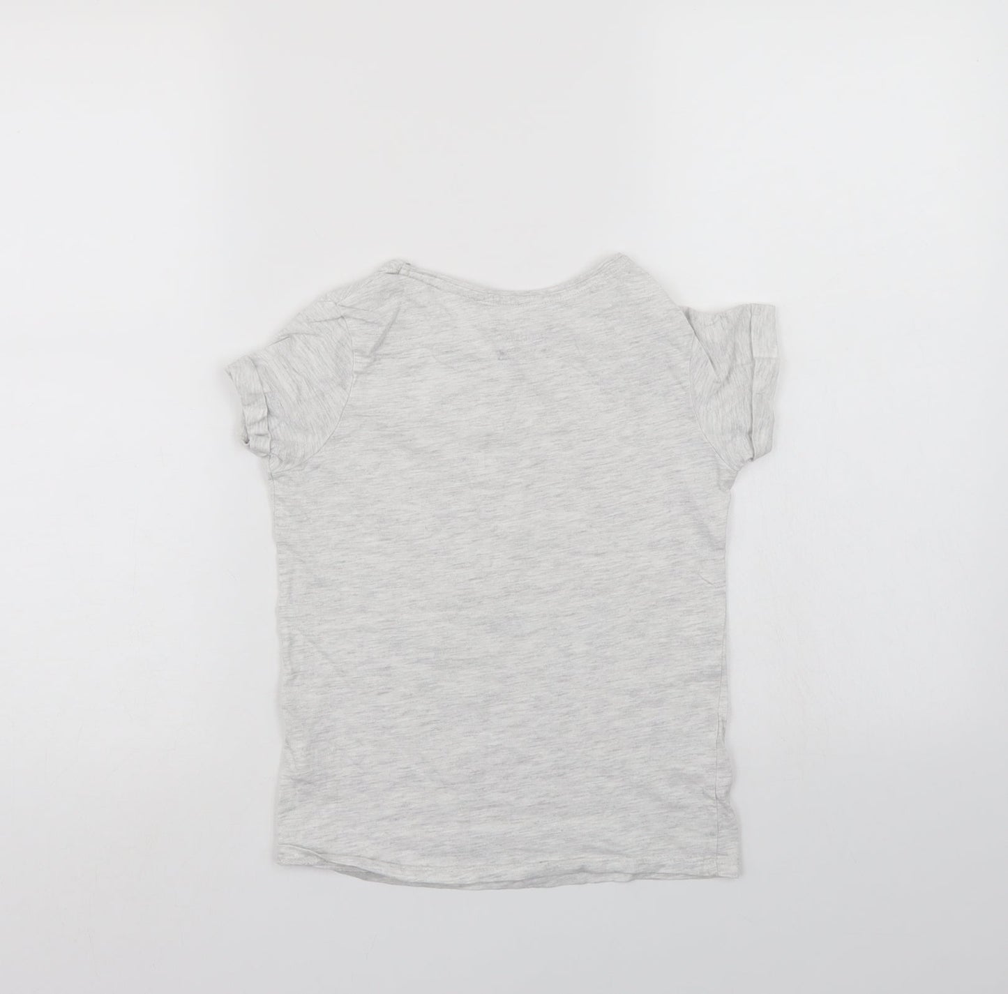 Primark Girls Grey   Basic T-Shirt Size 8-9 Years