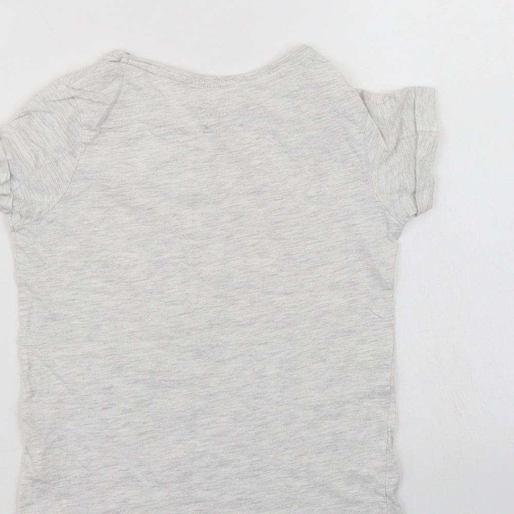 Primark Girls Grey   Basic T-Shirt Size 8-9 Years