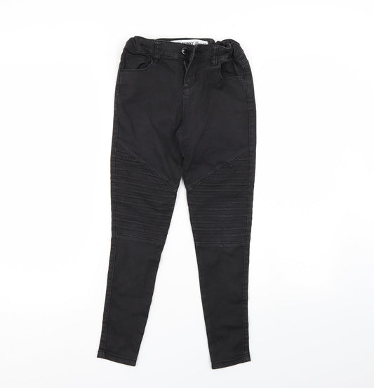 Denim & Co. Girls Black   Jegging Jeans Size 9-10 Years