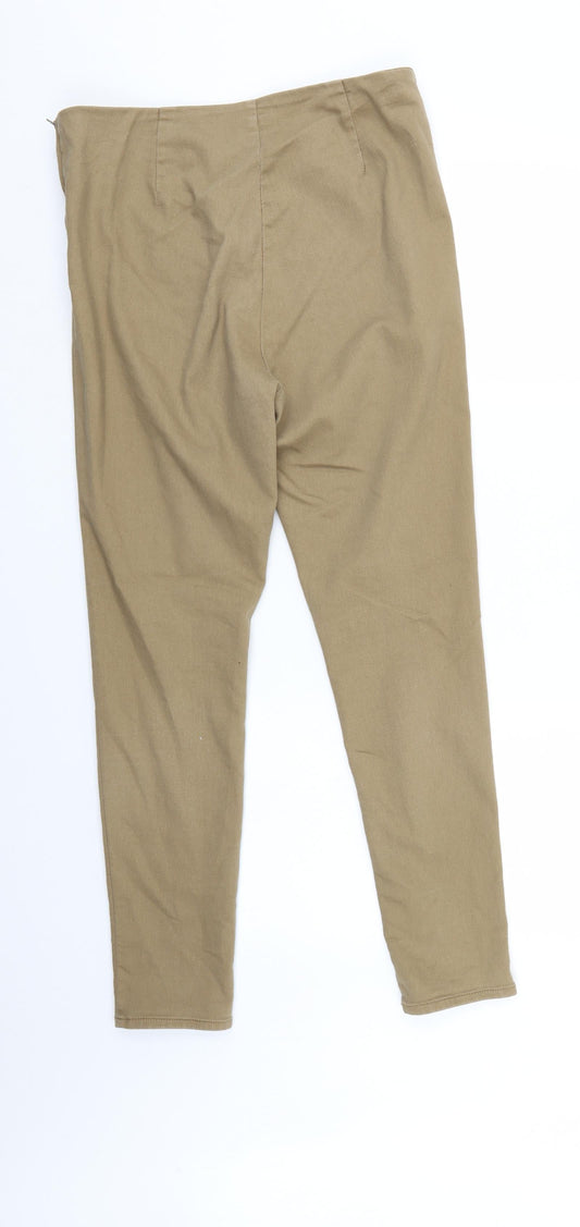 Divided Womens Brown   Trousers  Size 14 L28 in