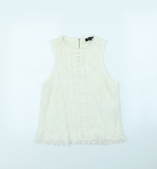 New Look Girls White   Basic Tank Size 12 Years