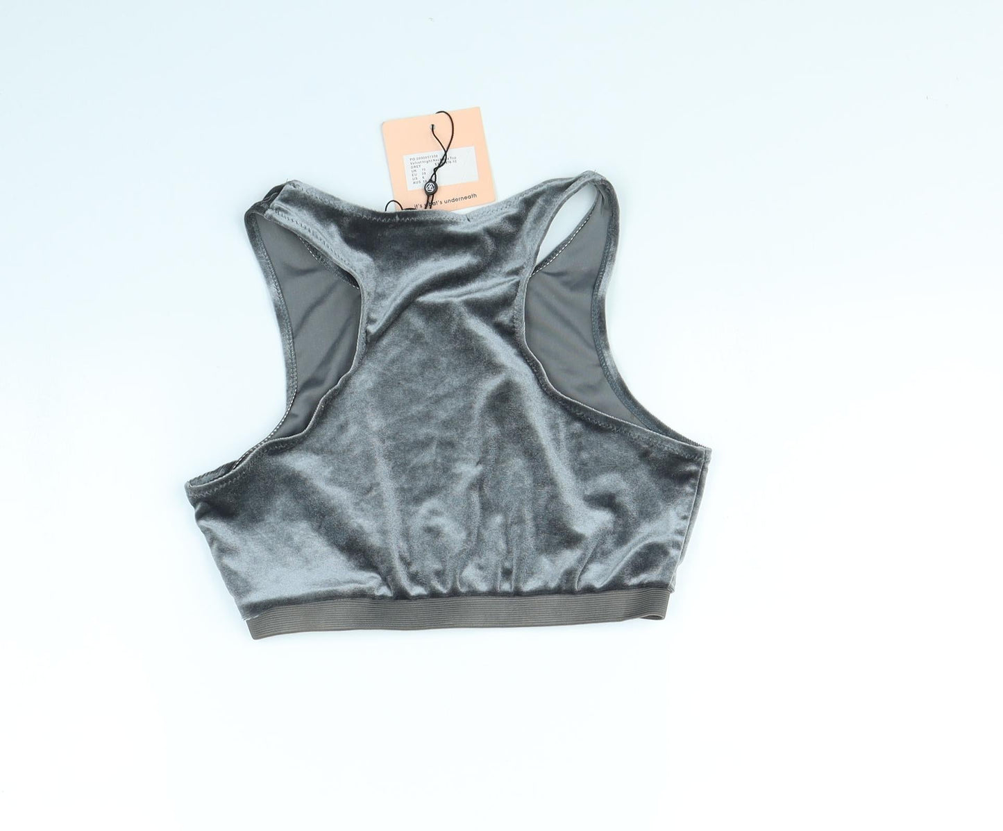 Missguided Womens Grey   Basic T-Shirt Size 10