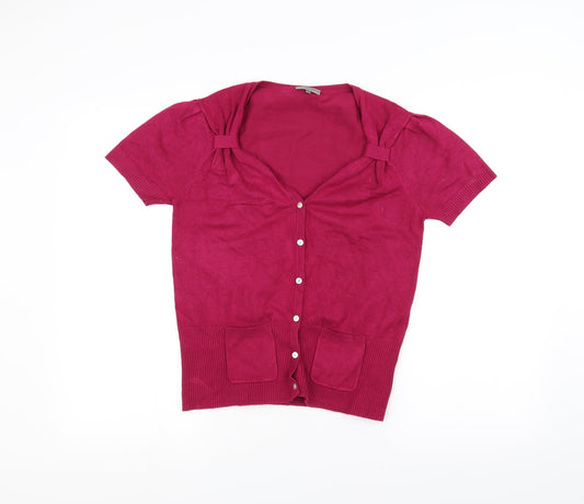 John Lewis Womens Pink   Cardigan Jumper Size S