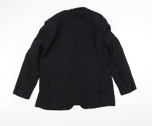 Preworn Mens Black   Jacket Suit Jacket Size 40