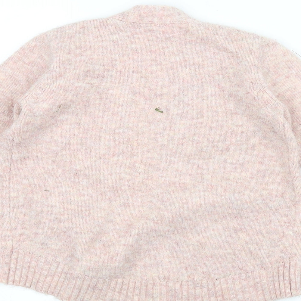 I love girls wear Girls Pink  Knit Jacket Coatigan Size 7-8 Years