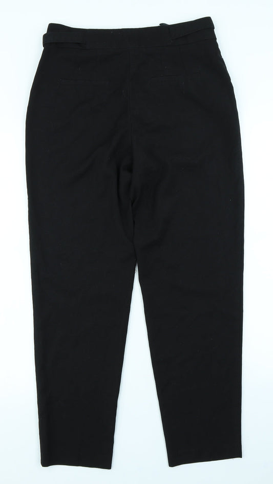 NEXT Womens Black   Trousers  Size 8 L25 in