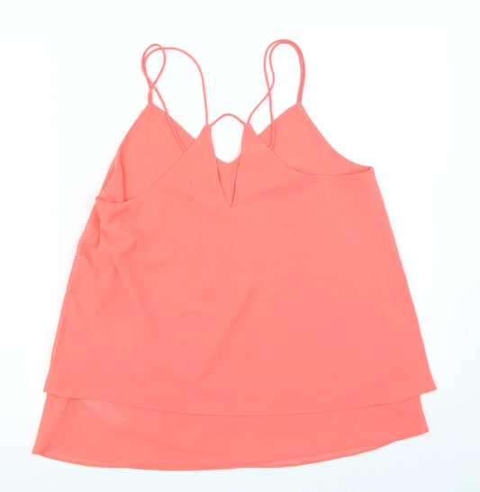 New Look Womens Pink   Camisole Blouse Size 12