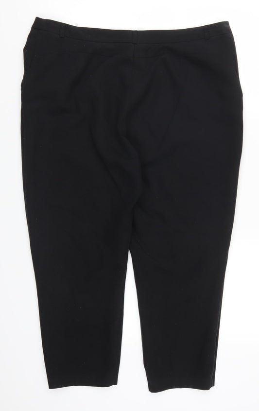 ASOS Womens Black   Trousers  Size 16 L23 in