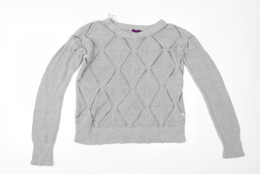Hoxton Chic Womens Grey   Pullover Jumper Size 14