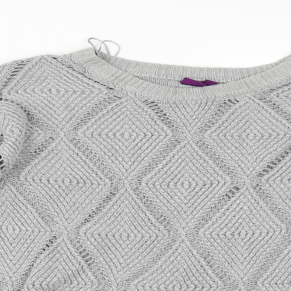 Hoxton Chic Womens Grey   Pullover Jumper Size 14