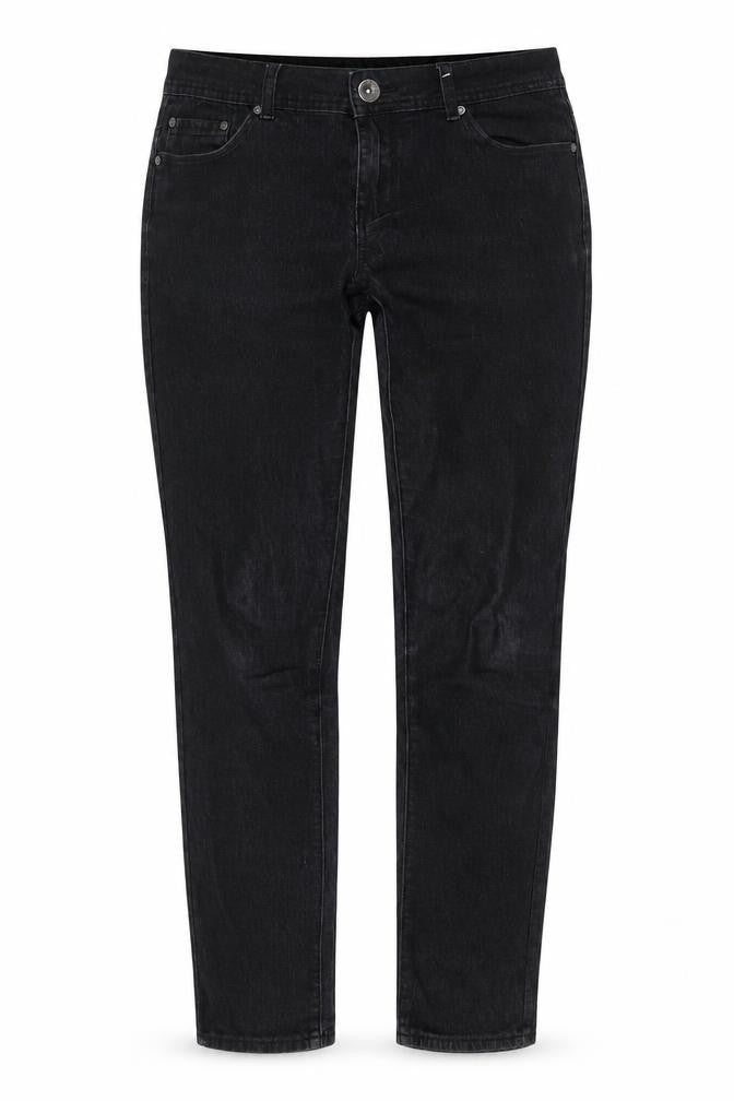 Denim & Co. Womens Black  Denim Skinny Jeans Size 12 L29 in