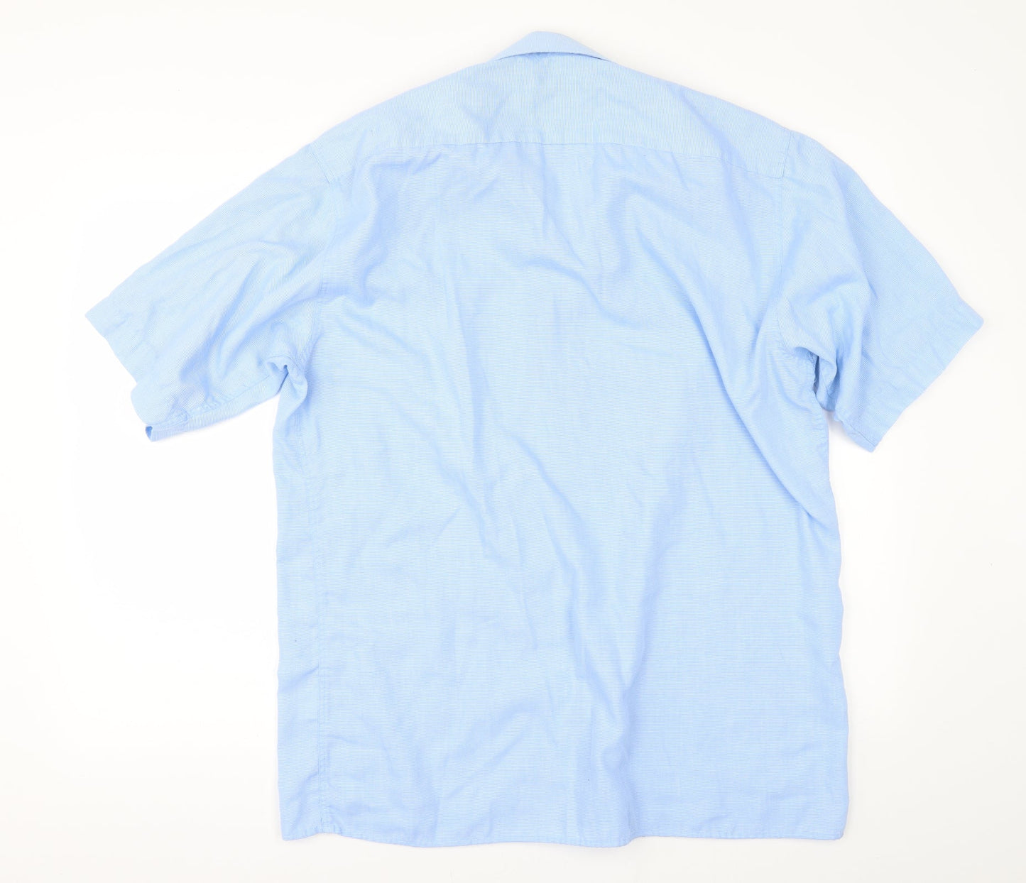 Peter England Mens Blue    Button-Up Size 15.5