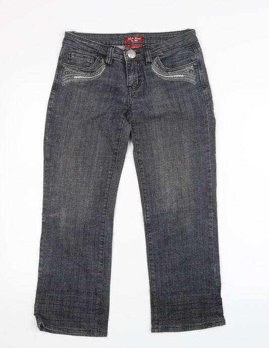 Blue Blue Womens Blue  Denim Straight Jeans Size 29 in L24.5 in