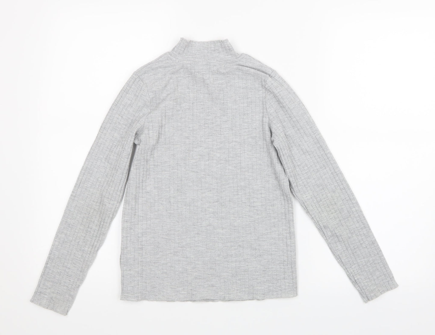 George Girls Grey   Basic T-Shirt Size 9-10 Years