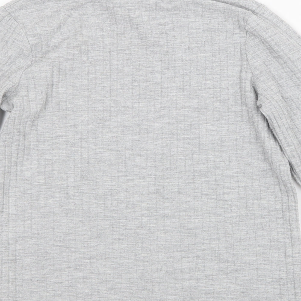 George Girls Grey   Basic T-Shirt Size 9-10 Years