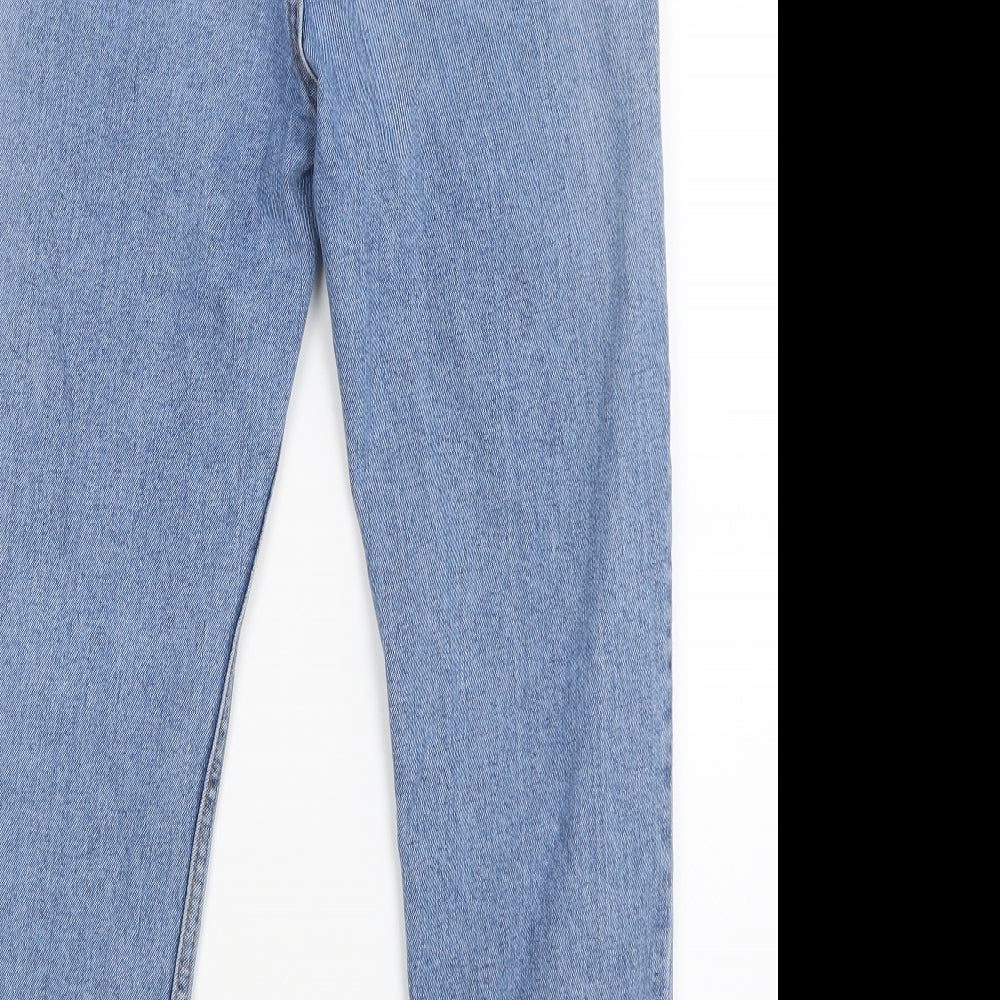 Denim Co. Womens Blue  Denim Skinny Jeans Size 12 L26.5 in