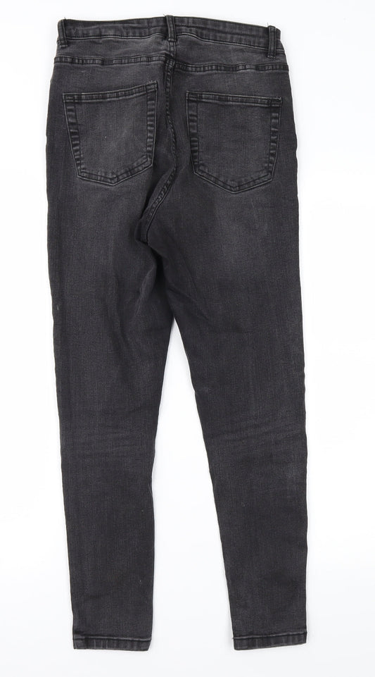 Denim & Co. Womens Black  Denim Skinny Jeans Size 12 L25 in