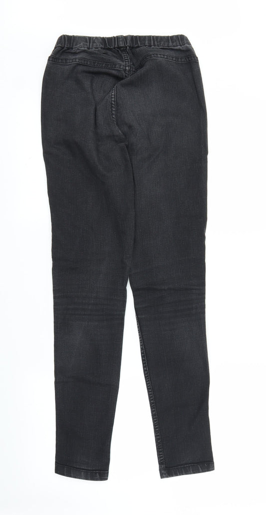 Oasis Womens Black  Denim Jegging Jeans Size 10 L29 in