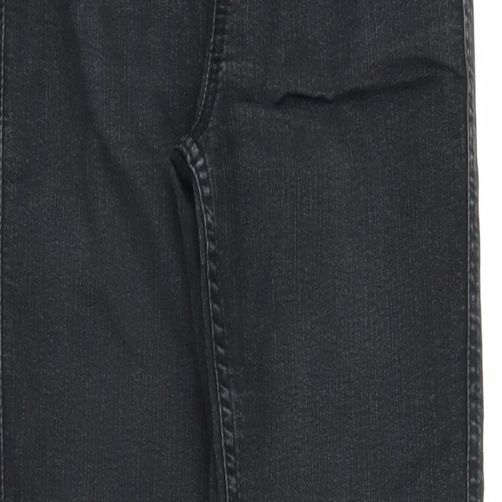 Oasis Womens Black  Denim Jegging Jeans Size 10 L29 in