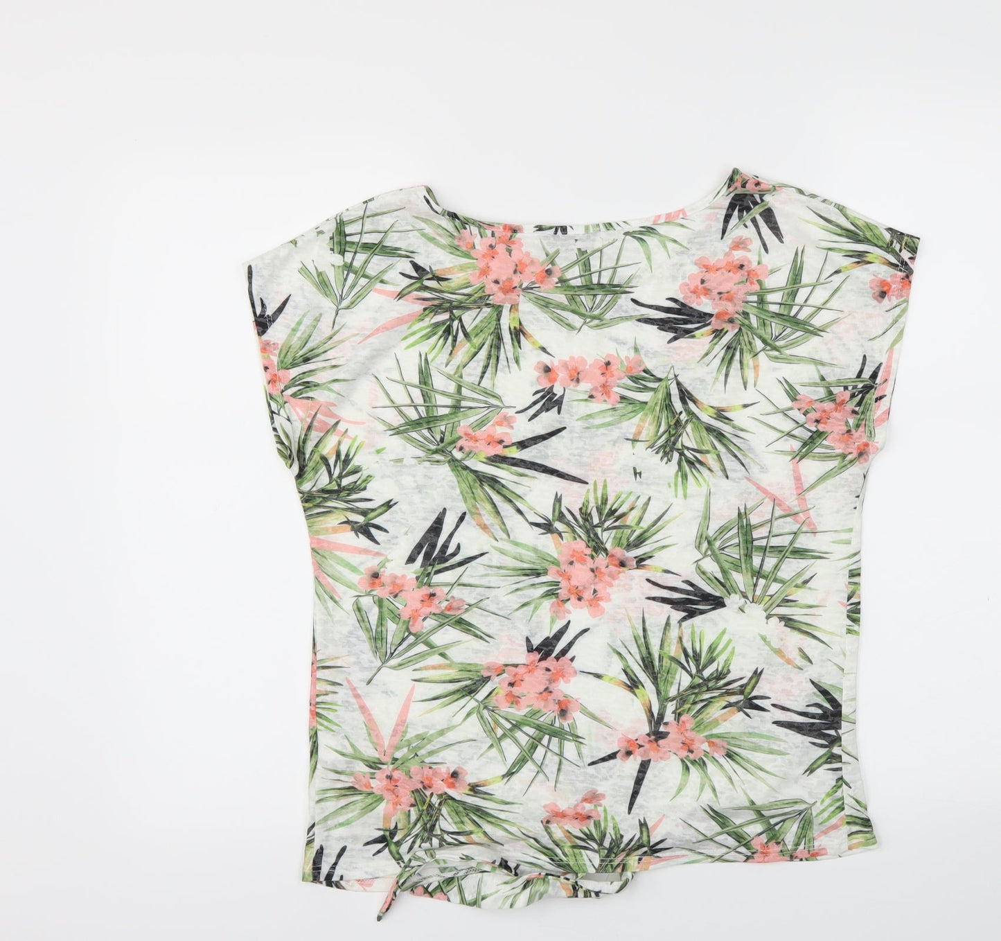 Wallis Womens Green Floral  Camisole T-Shirt Size S