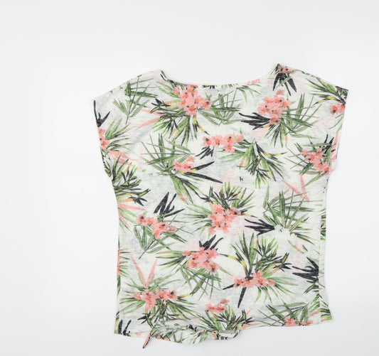 Wallis Womens Green Floral  Camisole T-Shirt Size S