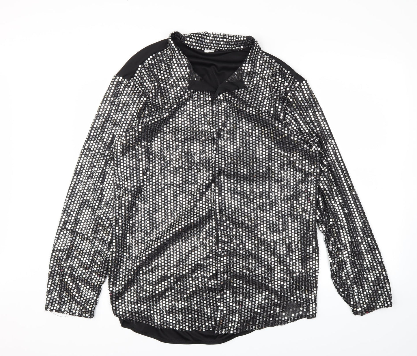 Preworn Womens Black   Basic T-Shirt Size L