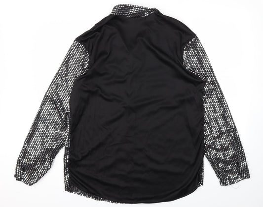 Preworn Womens Black   Basic T-Shirt Size L