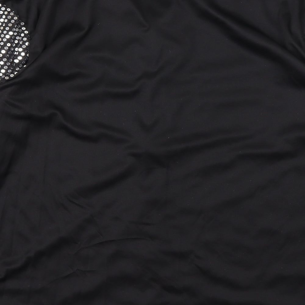 Preworn Womens Black   Basic T-Shirt Size L