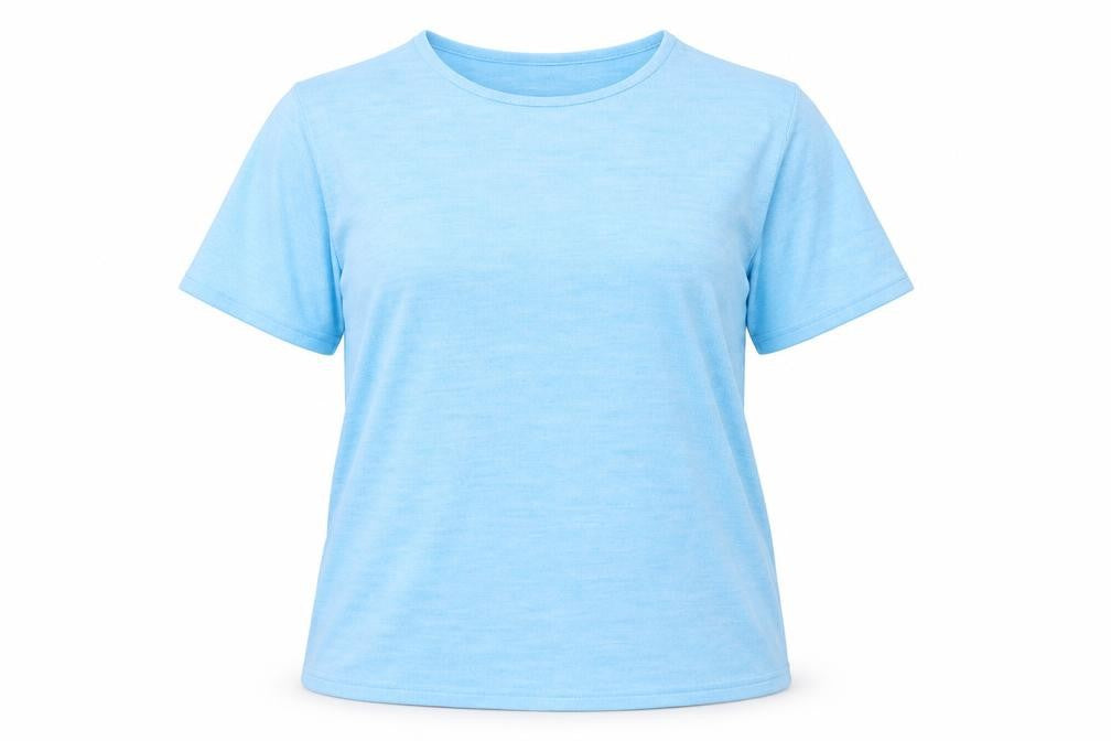 Love Knitwear Womens Blue   Basic T-Shirt Size 18