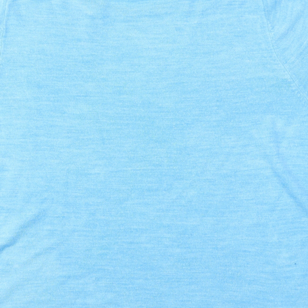 Love knitwear Womens Blue   Basic T-Shirt Size 18