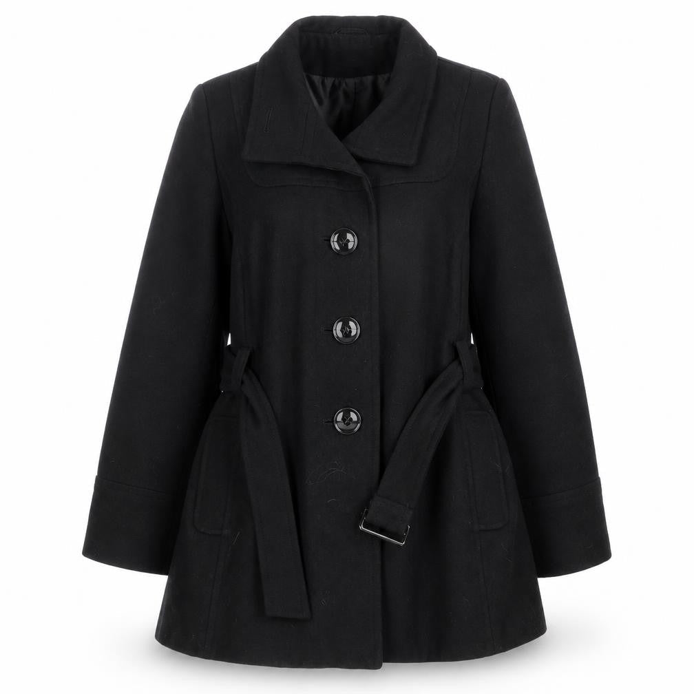 Dorothy Perkins Womens Black   Jacket Coat Size 14