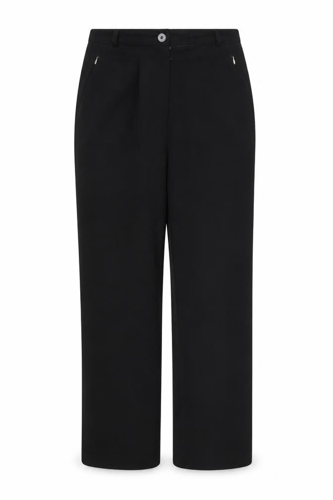 Ambience Womens Black  Rayon Dress Pants Trousers Size 14 L27 in